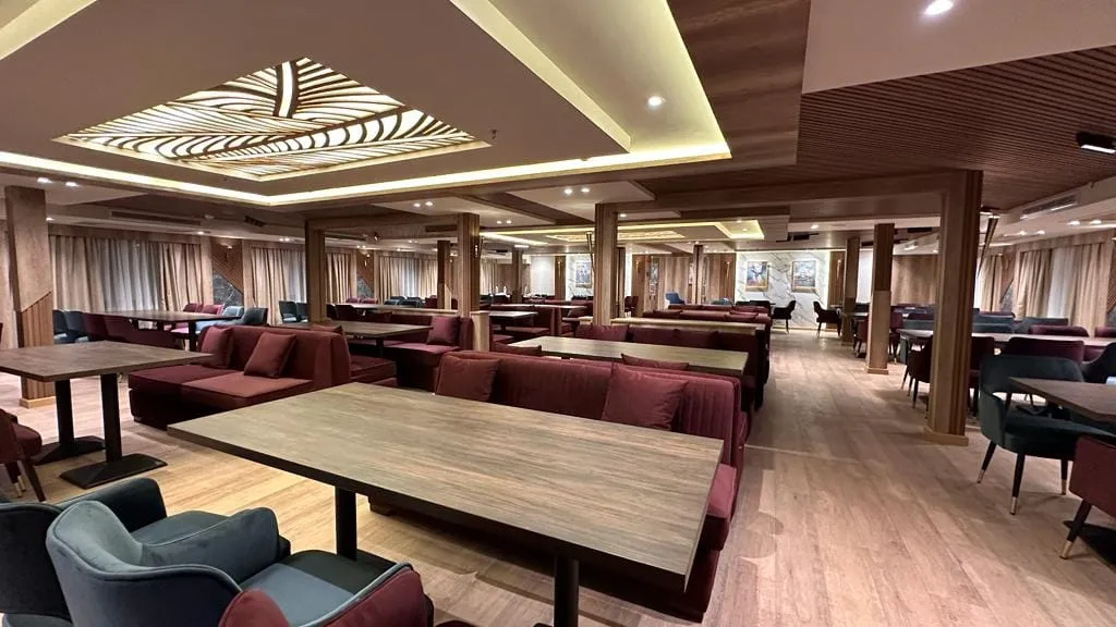 Lounge aboard the Royal Elite Nile cruise